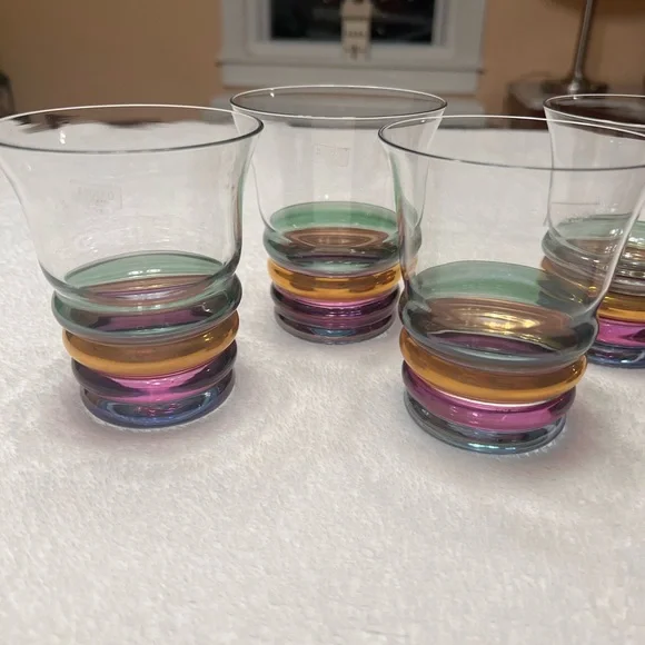 Set of 6 10 oz Krosno Poland highball or drinking glasses. Excellent condition - Picture 4 of 7